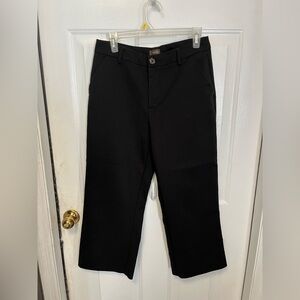 Crosby cropped Black Dress Pants for women size 10